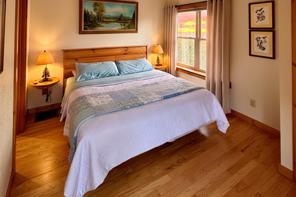 Rest and recharge in this inviting bedroom.