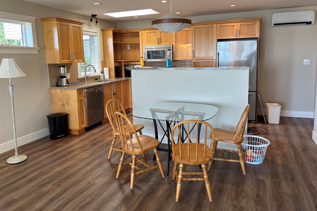Kitchen and combined dining area