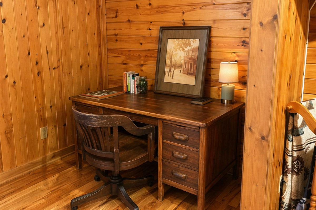 Perfect spot for those needing to fit in some work or school!