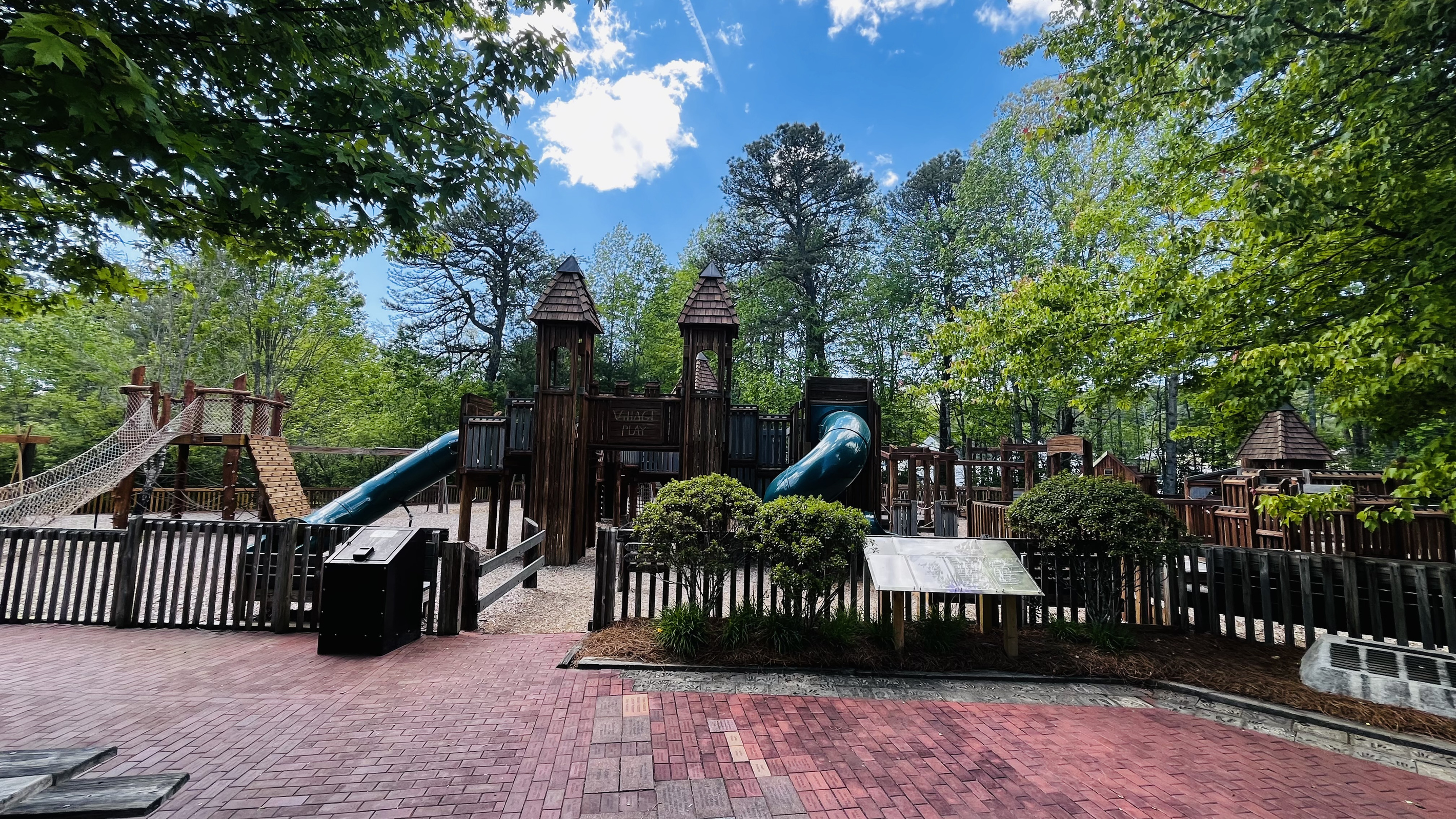 Cashiers playground located on the Village Green.