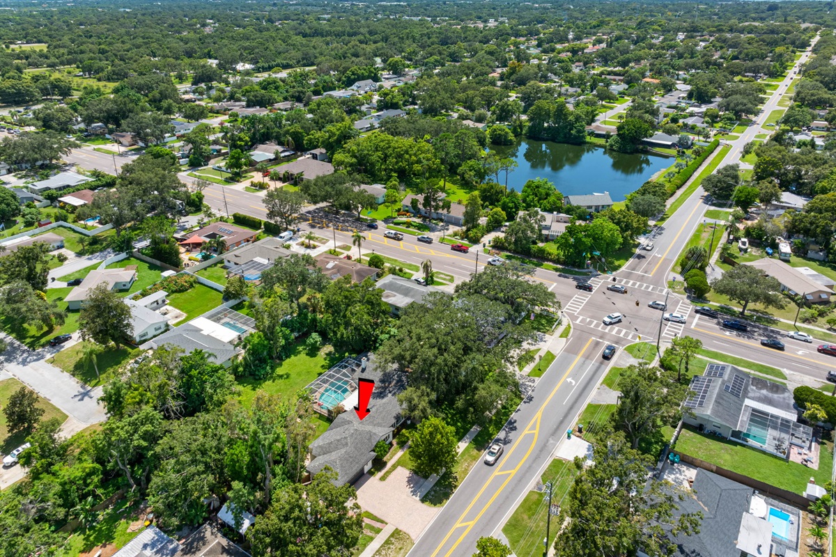Aerial View of the Neighborhood