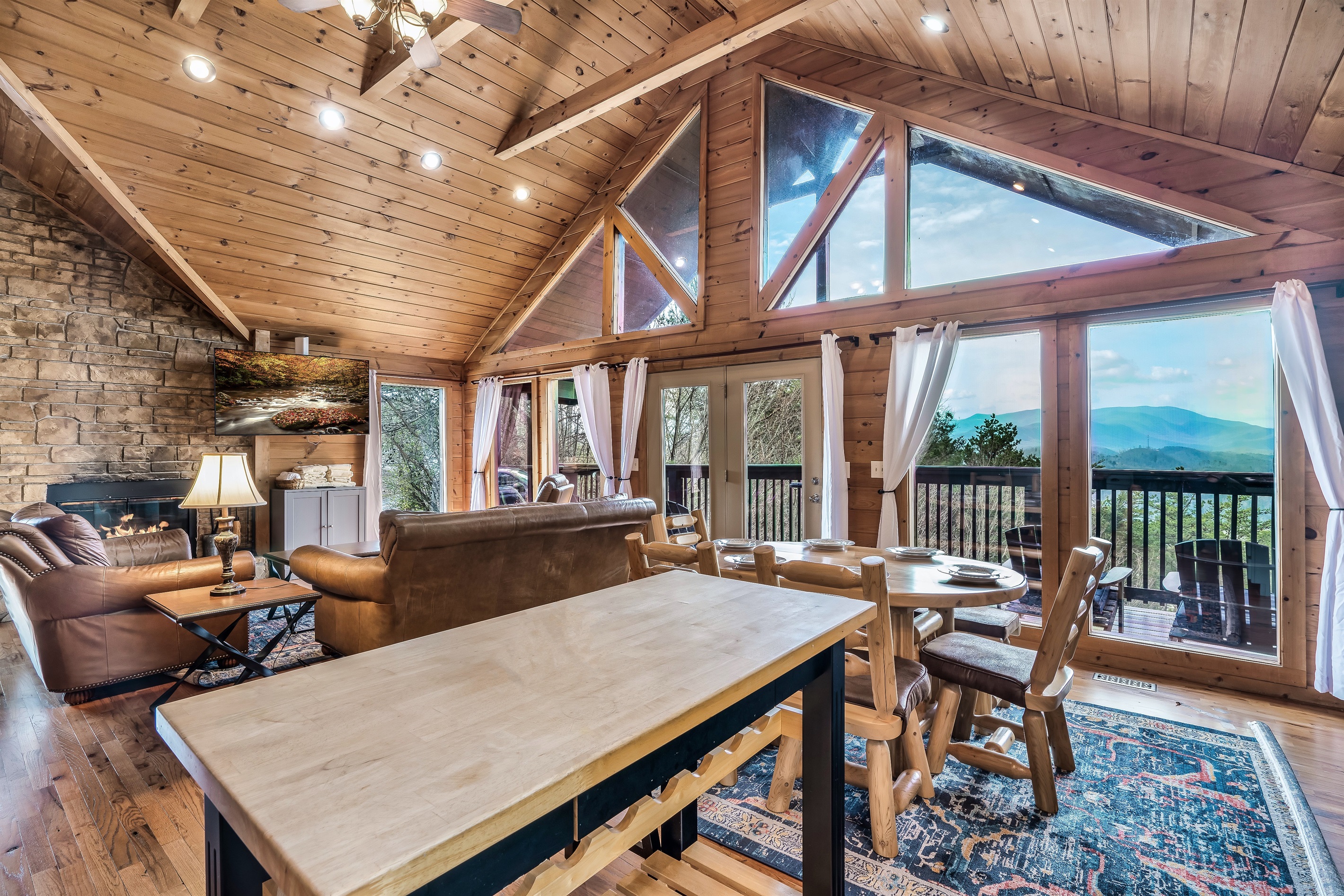 Living Area from Kitchen