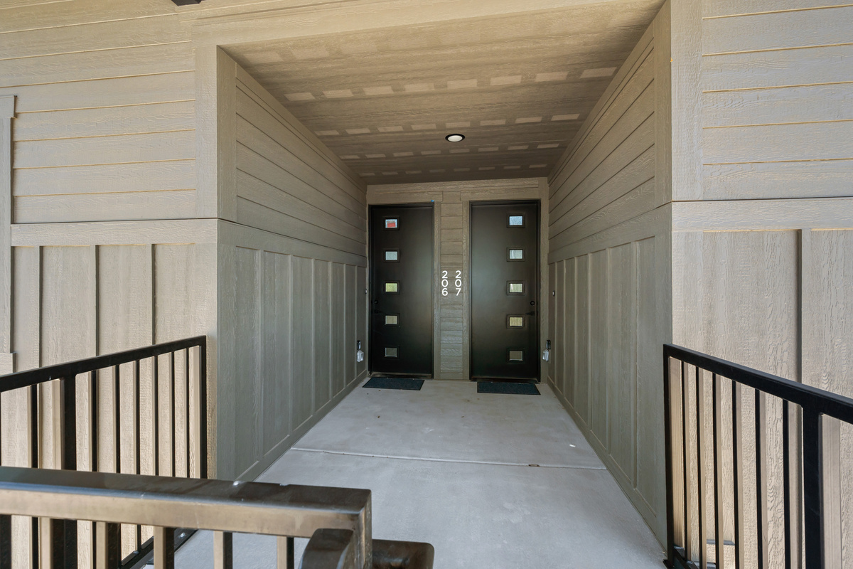 Entrance to the Unit