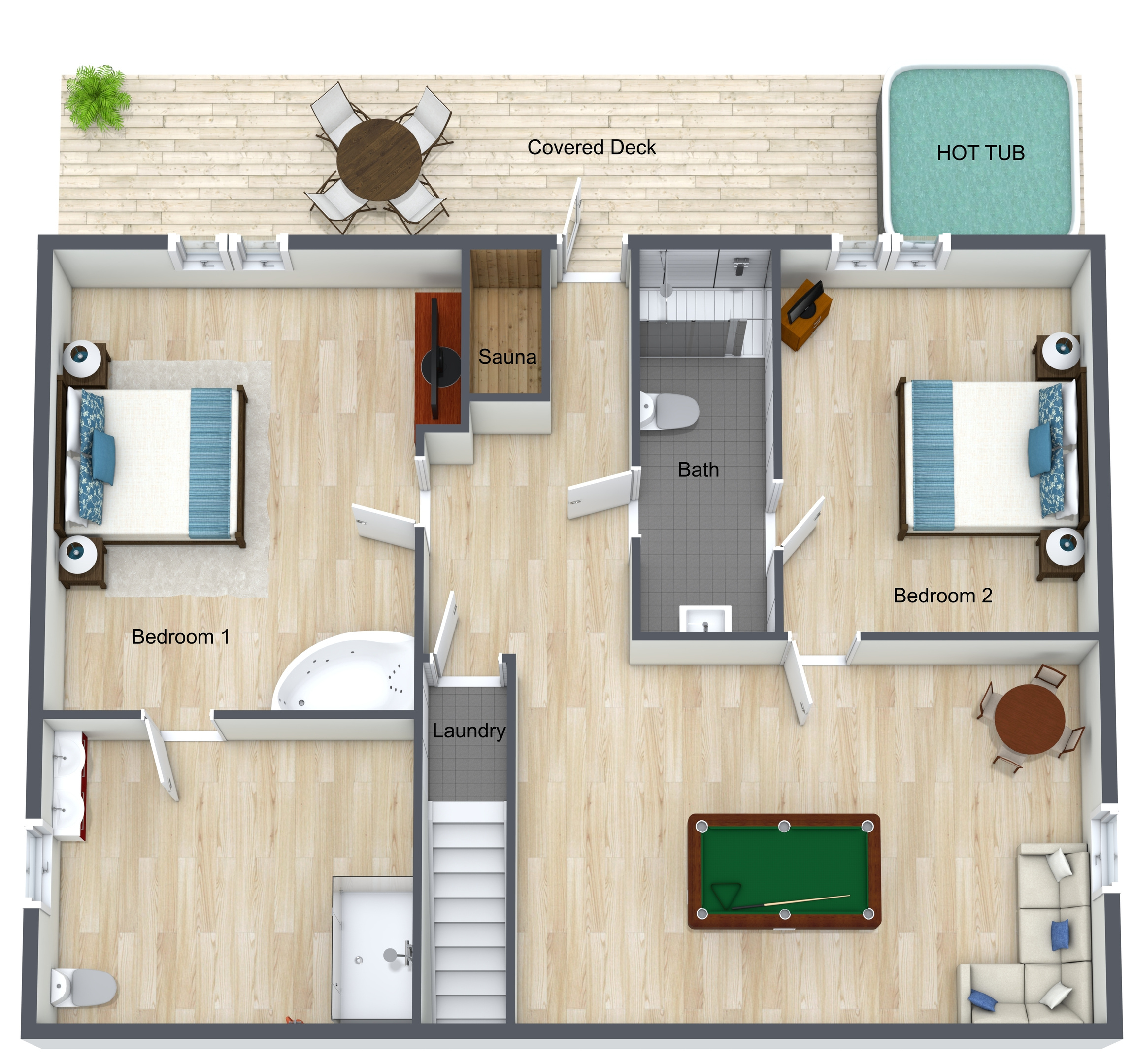 LOWER LEVEL FLOOR PLAN