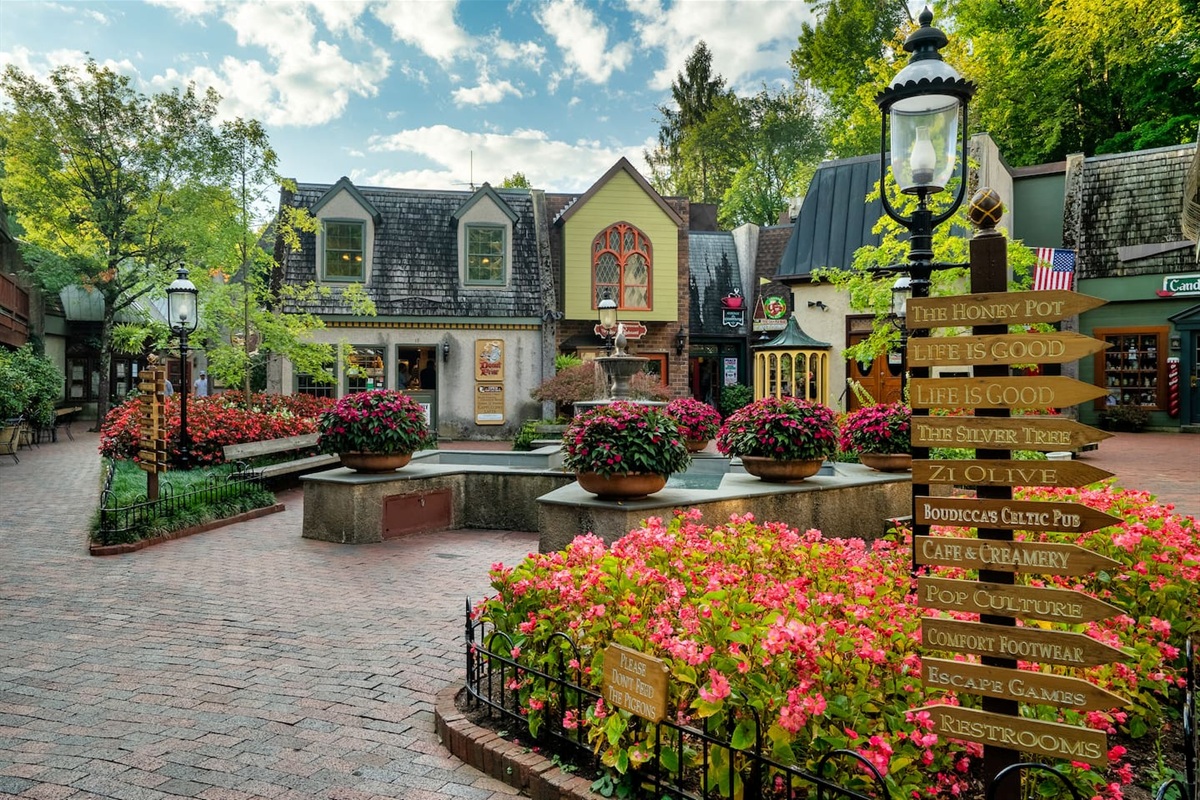 Enjoy Shopping in this Beautiful Mountain Oasis