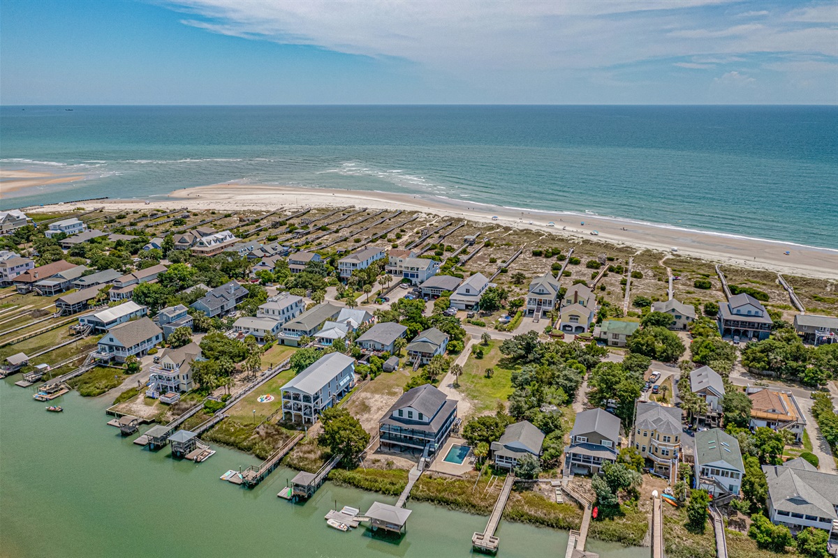 Atlantic ocean and Pawleys beaches
