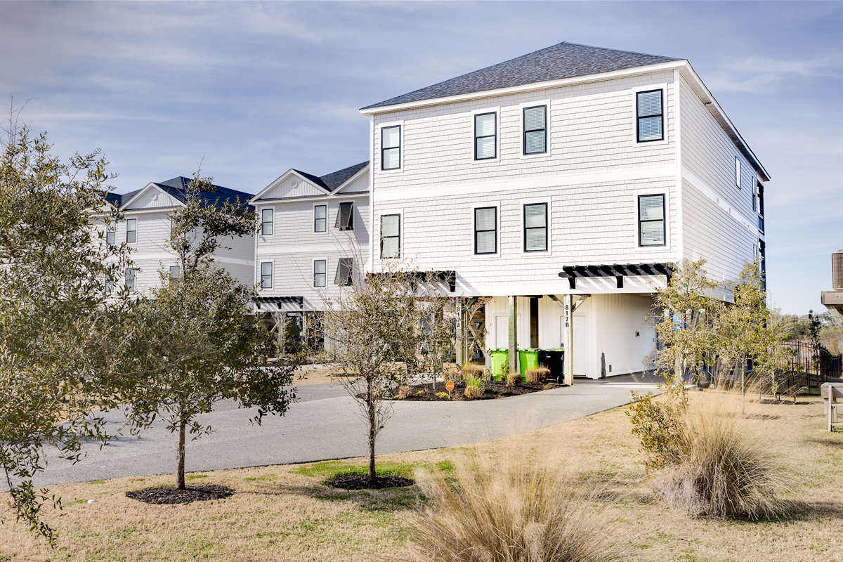 A peaceful angle framed by small shrubs and natural surroundings!