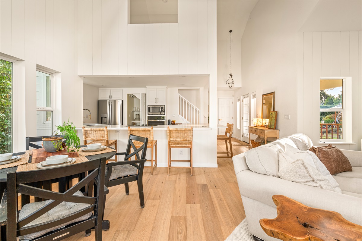 The whole place feels sooo good. Guests can feel the care and love we put into making the home feel cozy and welcoming. 