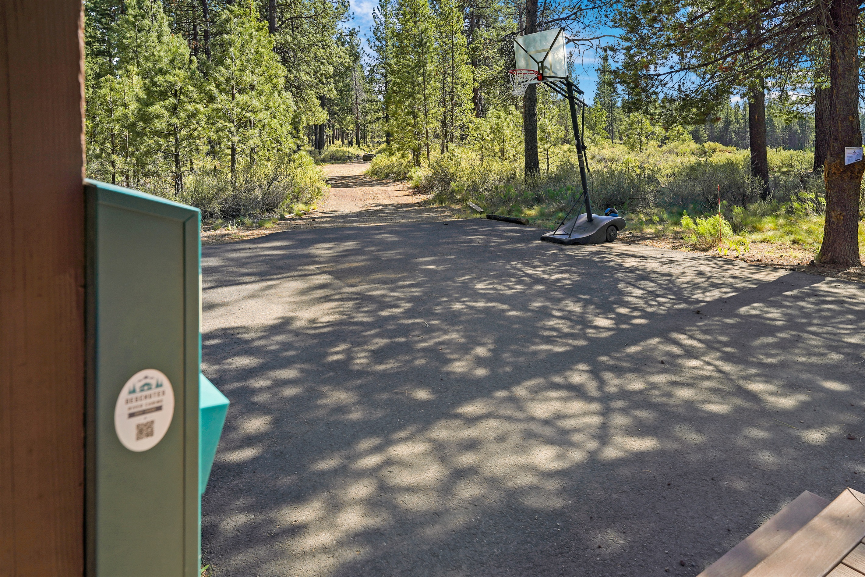 Trails and open recreation areas surrounding the property