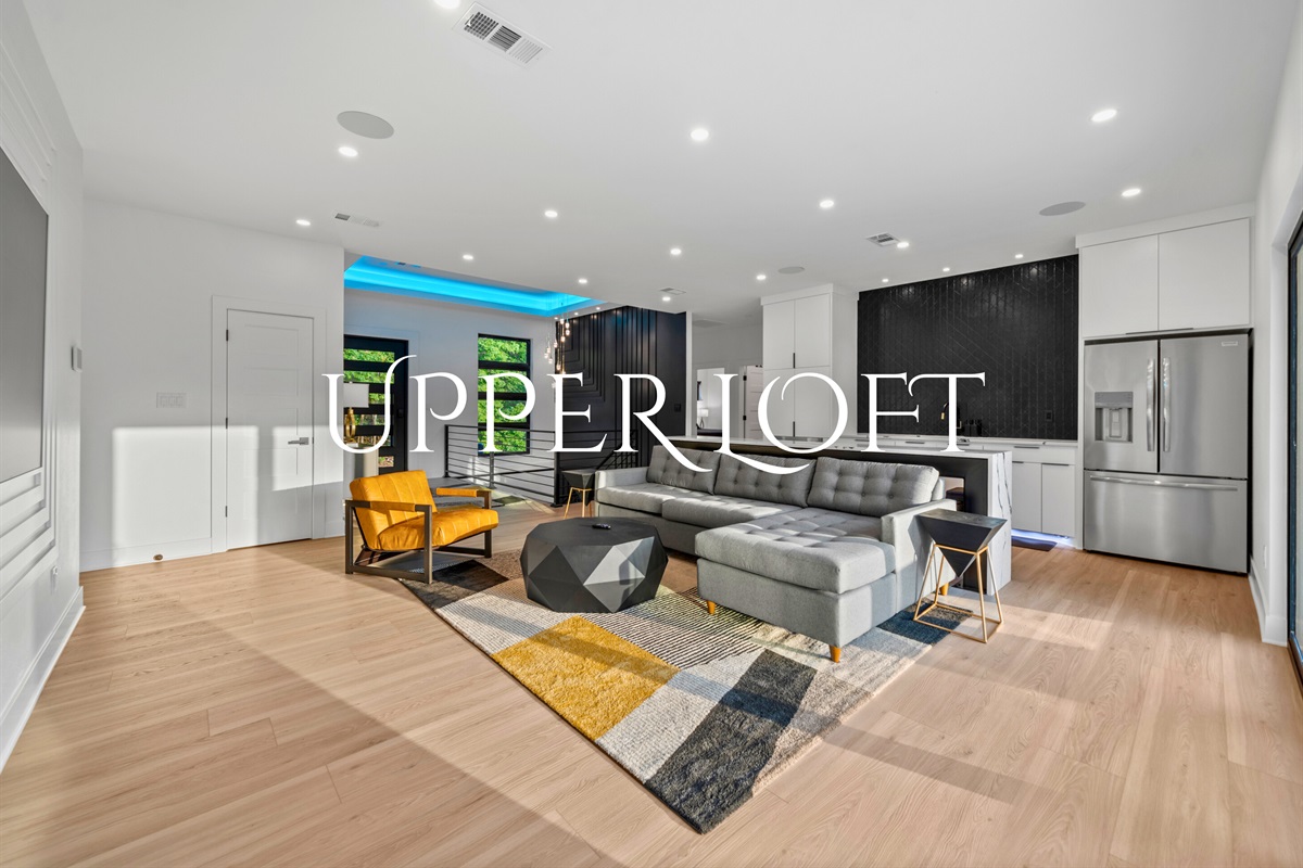 Spacious and bright, this upper loft is perfect for relaxing and entertaining.