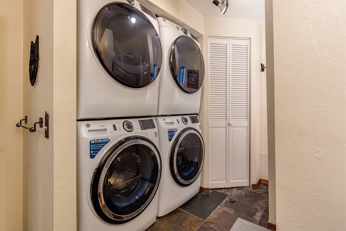 Brand new washers and dryers located in the 1st floor bathroom for your convenience. Laundry detergent and dryer sheets provided. 