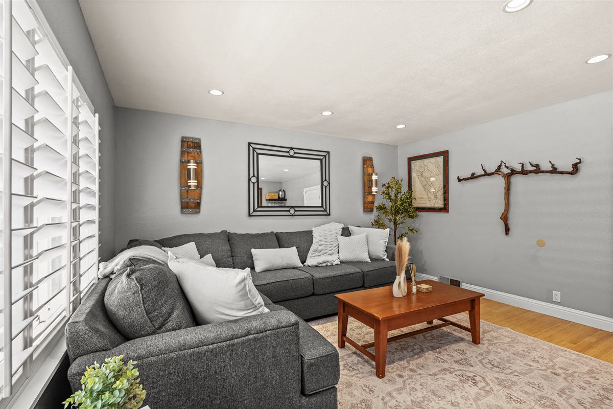 Additional sitting area near the front entrance offering a quiet and comfortable space to relax, read, or gather with friends and family.