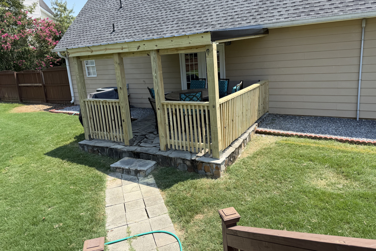 Back Porch from pool