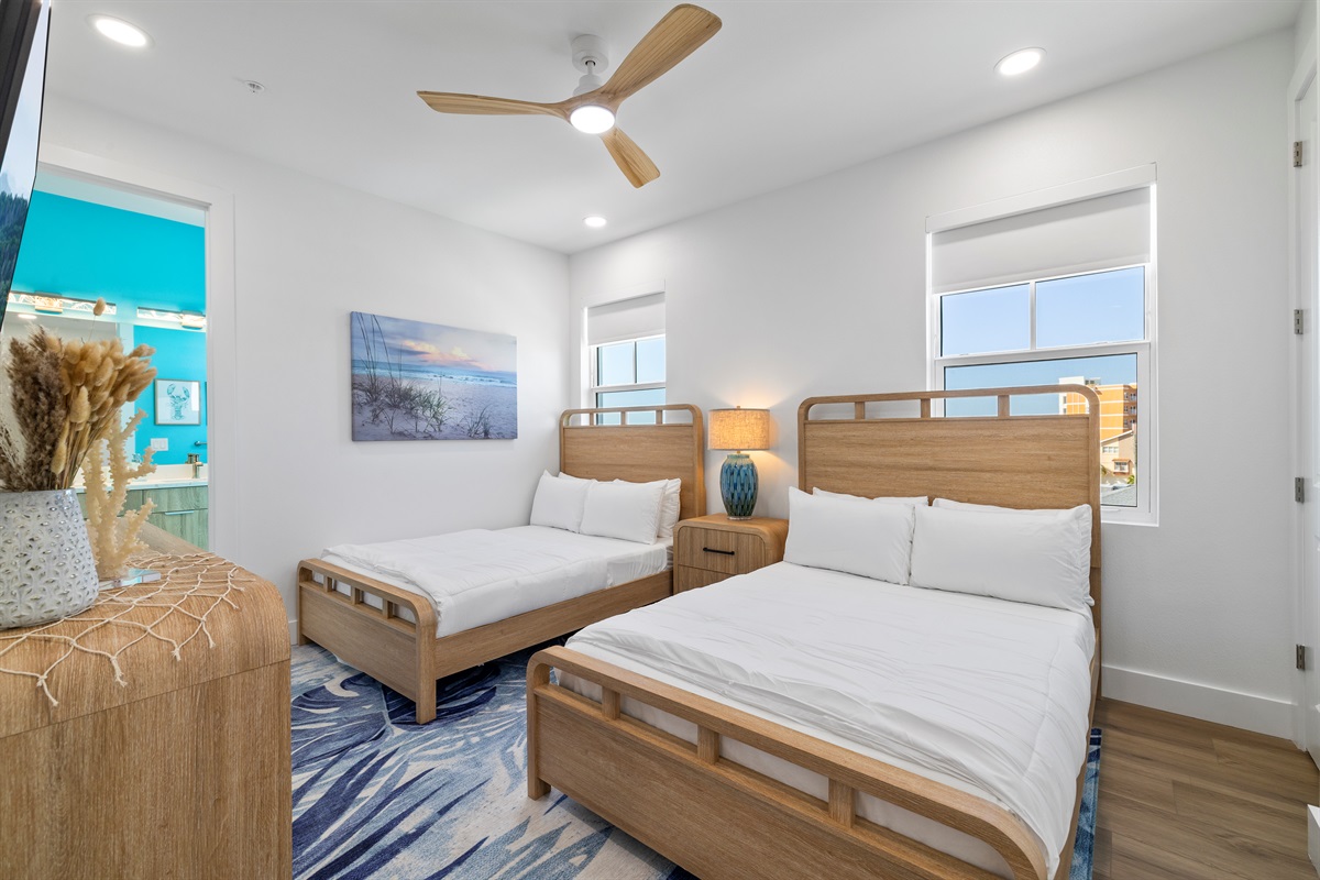 Beds can be converted to a king upon prior request