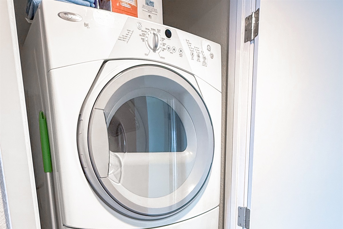 In Unit washer and dryer