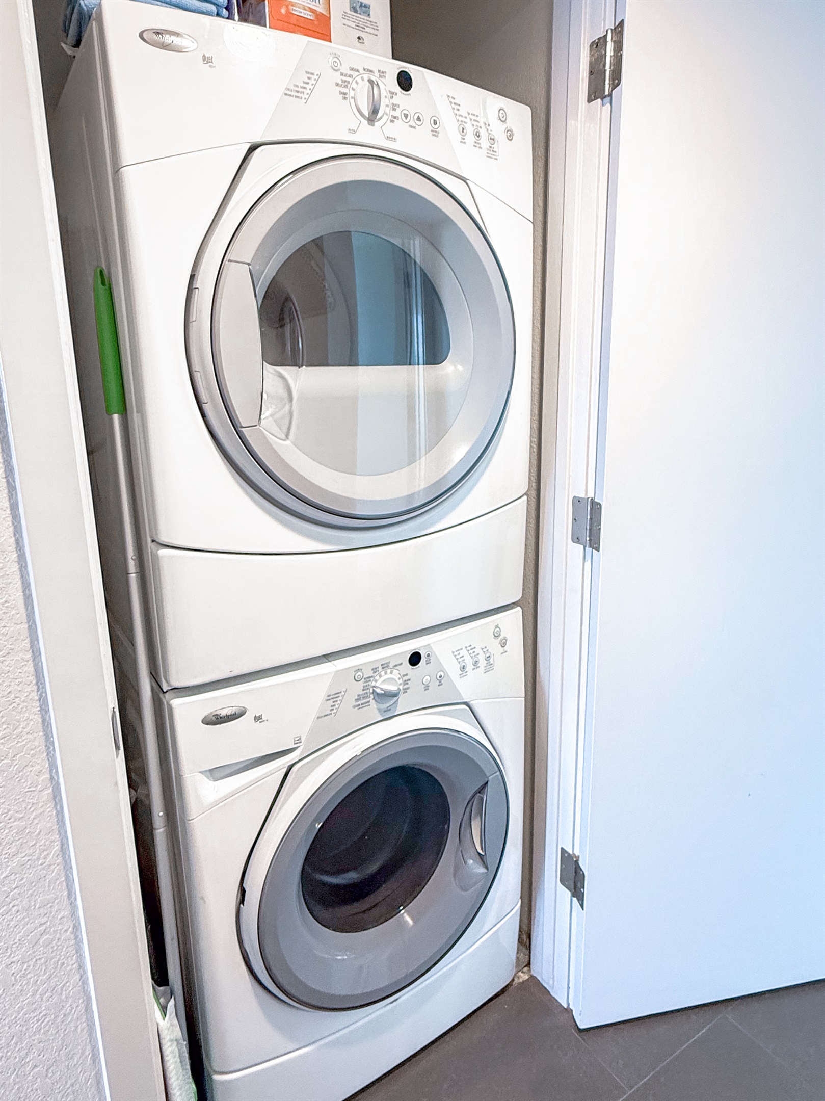 In Unit washer and dryer
