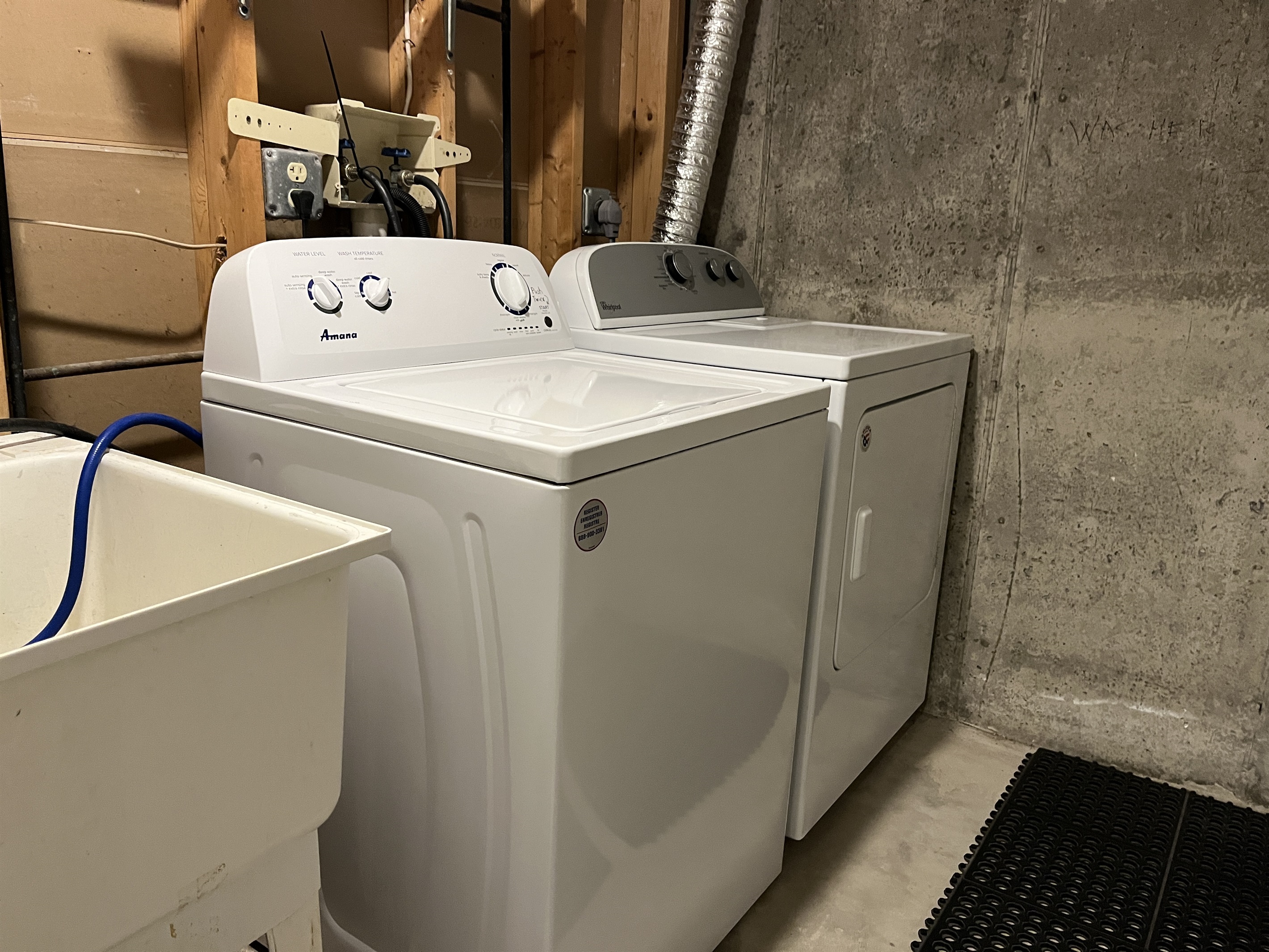 Laundry room in lower level