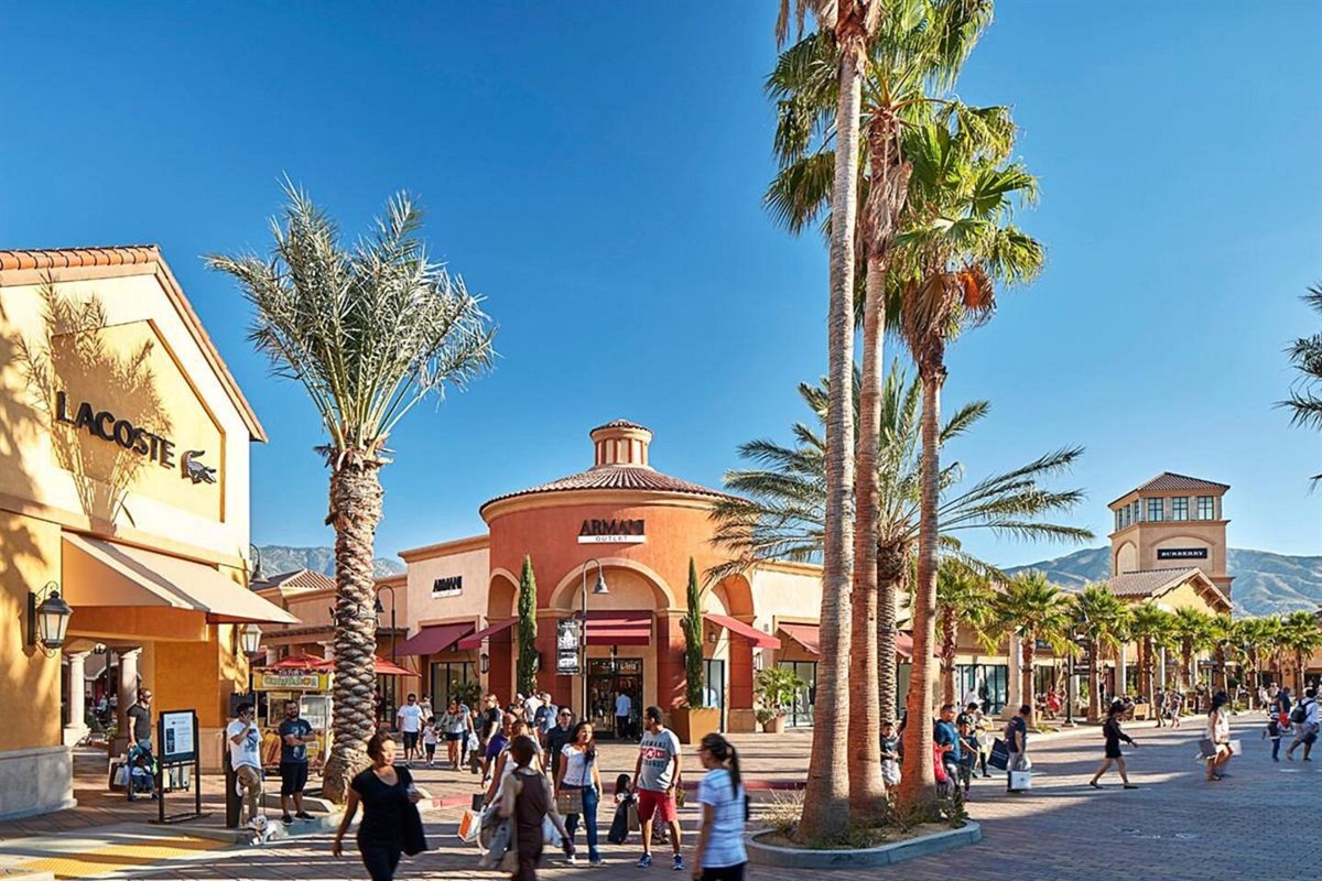 Premium Desert Outlets in Cabazon with stores for everyone and a casino down the street for the non-shoppers.