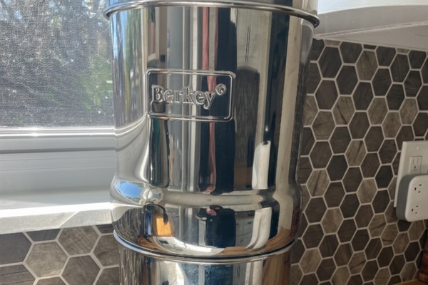Berkey Water Purifier in Kitchen