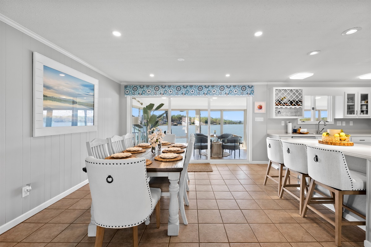 Plenty of room for family meals and late-night snacks.