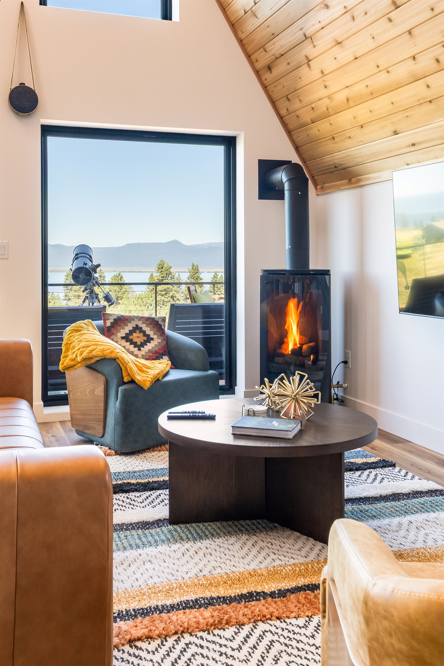 Relax With The Gas Stove Crackling