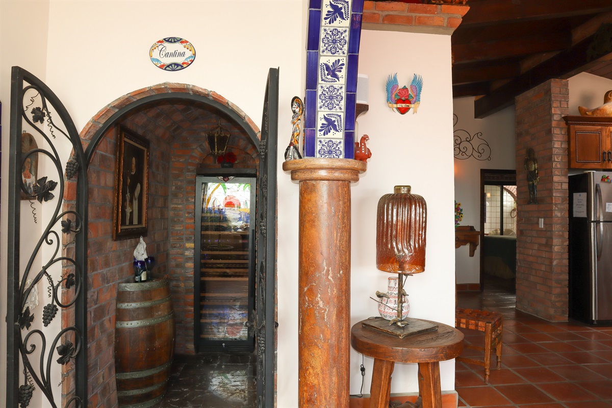 Upstairs Entry Wine Cellar