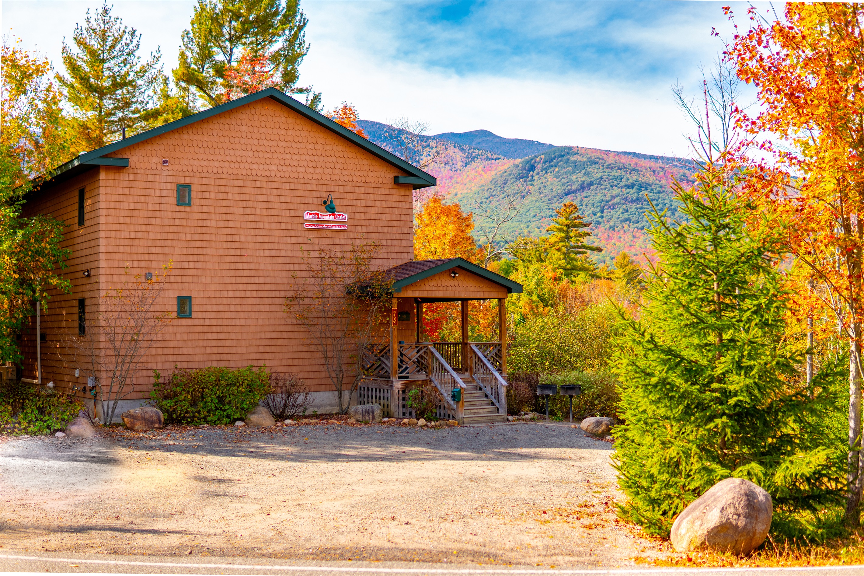 Marble Mountain Chalet is a gorgeous luxury home ideal for family and friends groups. 