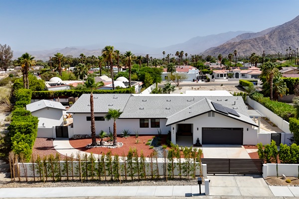 Aerial view of property