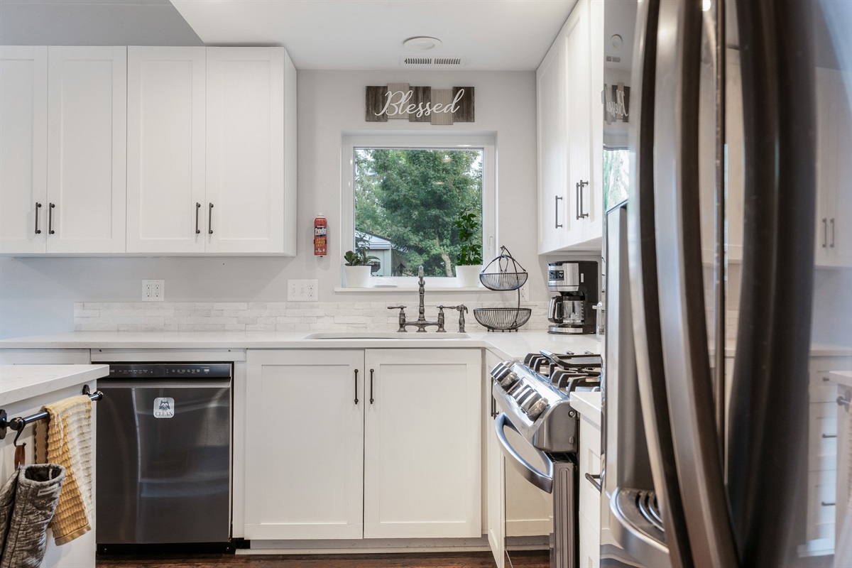 Kitchen stocked with all you need