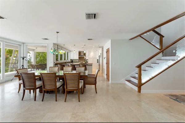 Dining Table from Living Room
