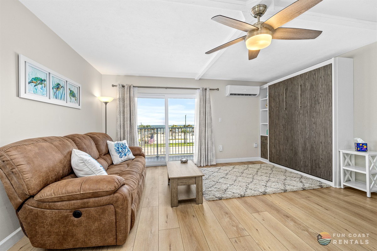Living Room Area with 4th Floor Ocean View!