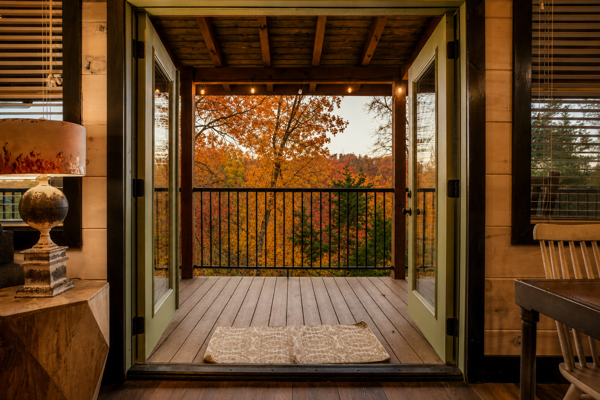 Step out onto our upper deck, where you can relax with your morning coffee before heading off to Dollywood, less than 3 miles away!