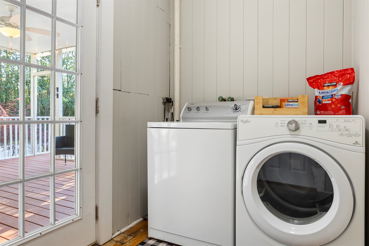 Washer and dryer for your convenience!