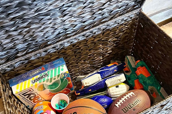 Plenty of toys for the kiddos- indoor and outdoor 