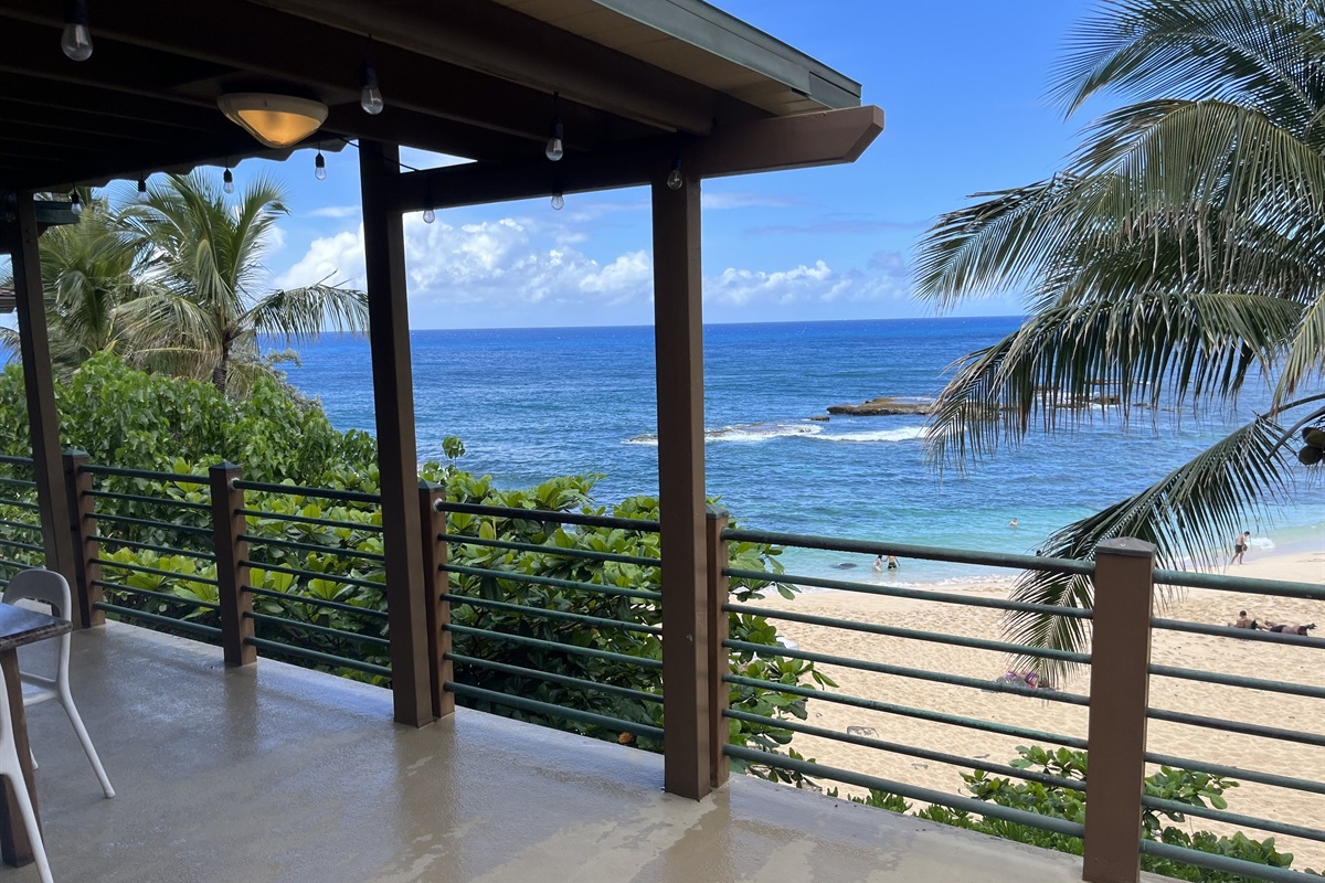 Three Tables Beach view