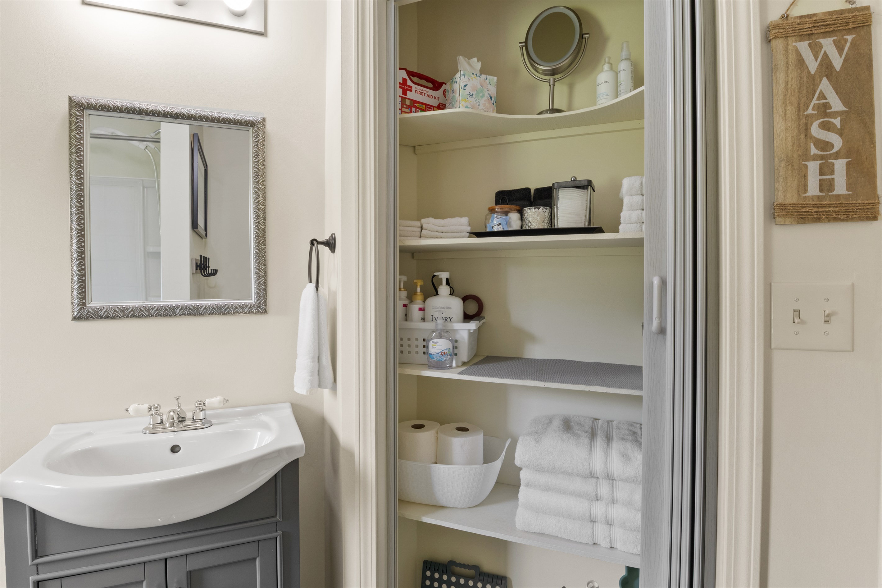Bathroom closet