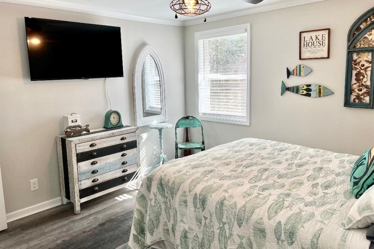 Bedroom #2 with a queen bed