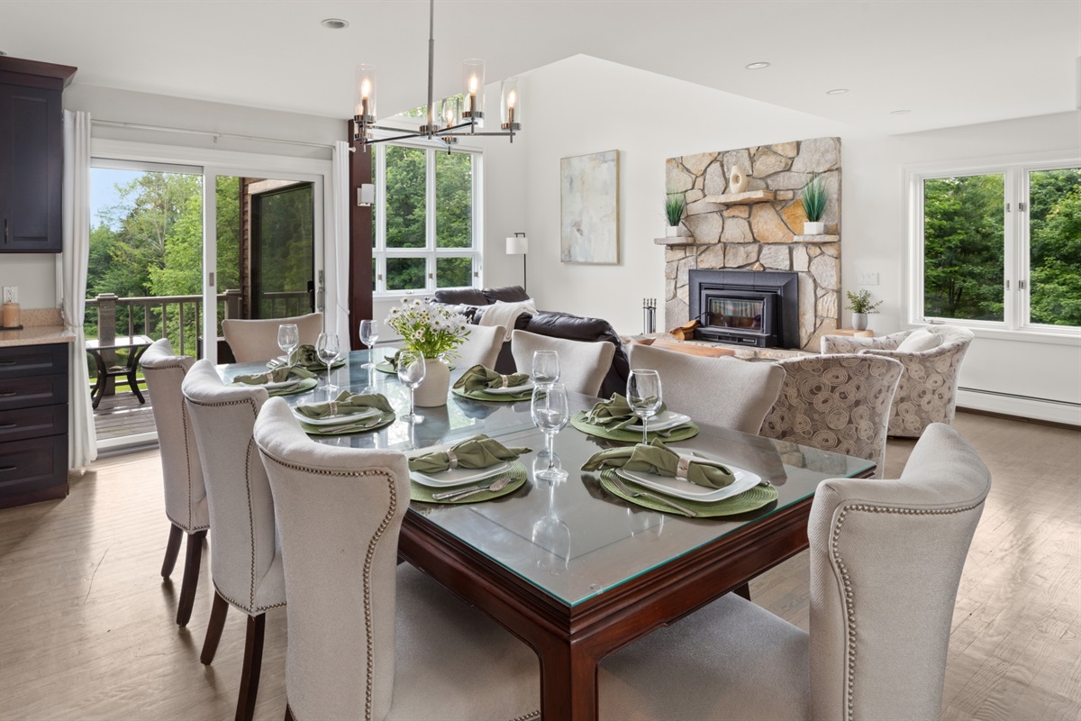 Upper level open floor plan