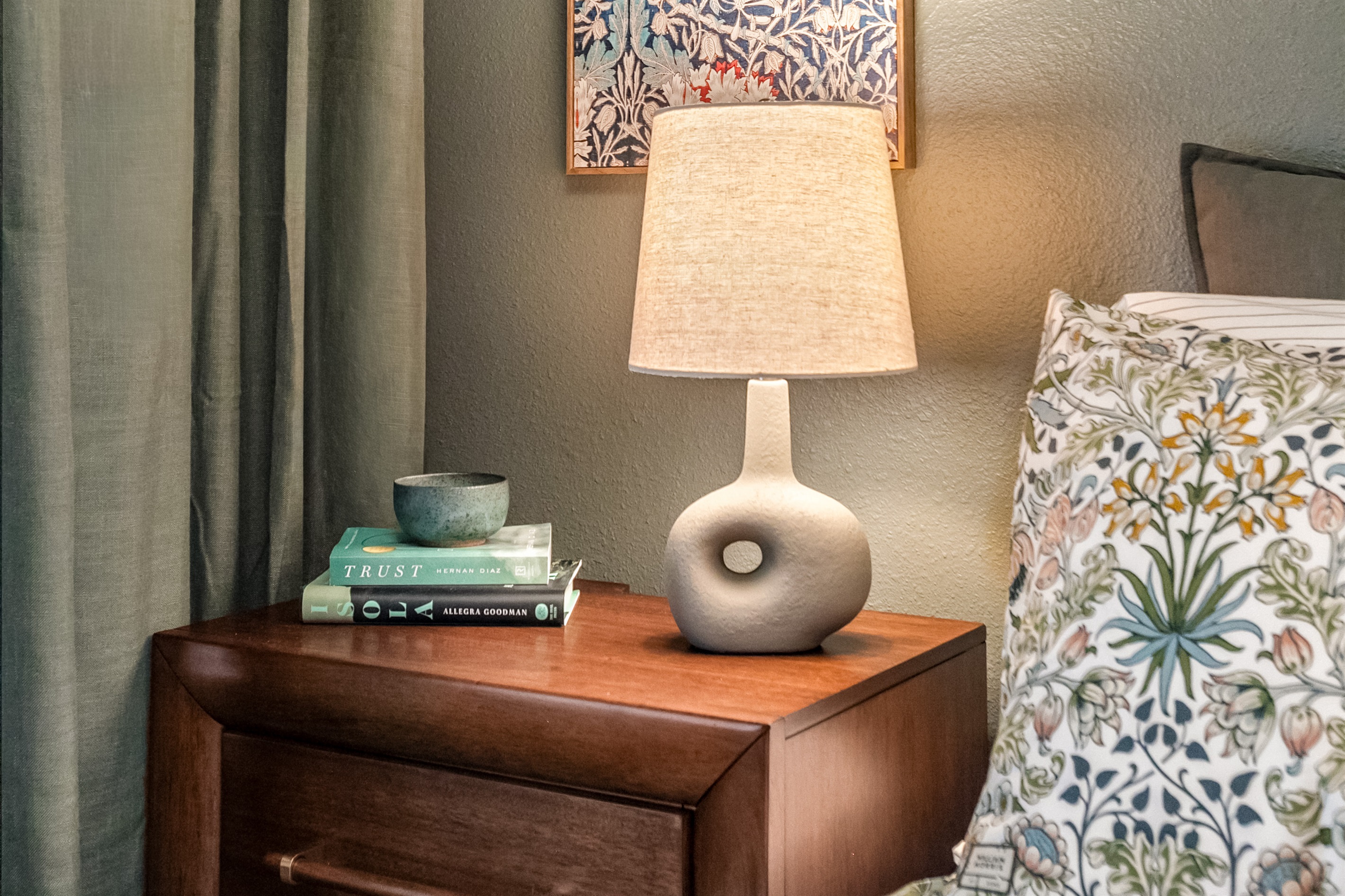 Designer furniture, lighting, and artwork make every space unique.