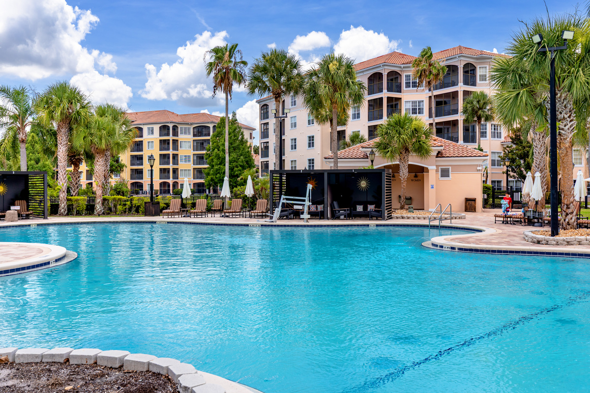 Spent your days cooling off in the pool
