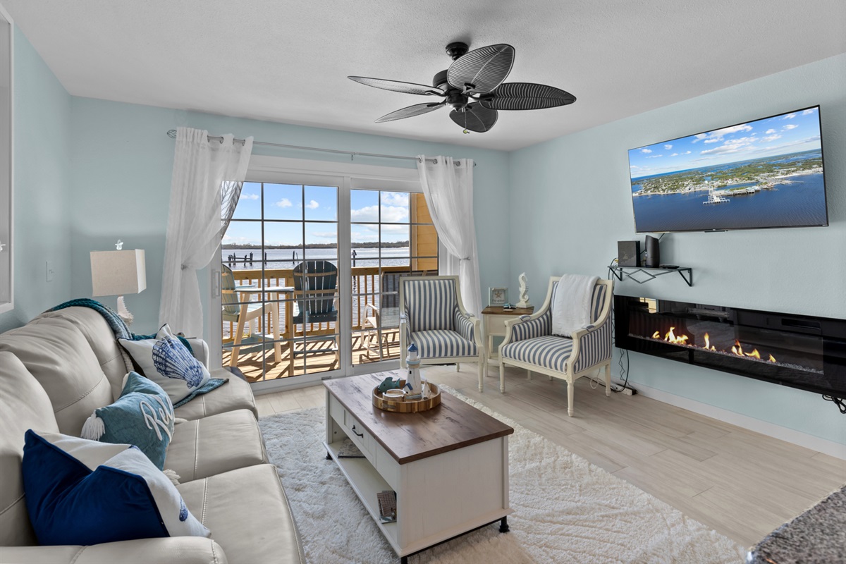 Lots of space for entertaining or just relaxing