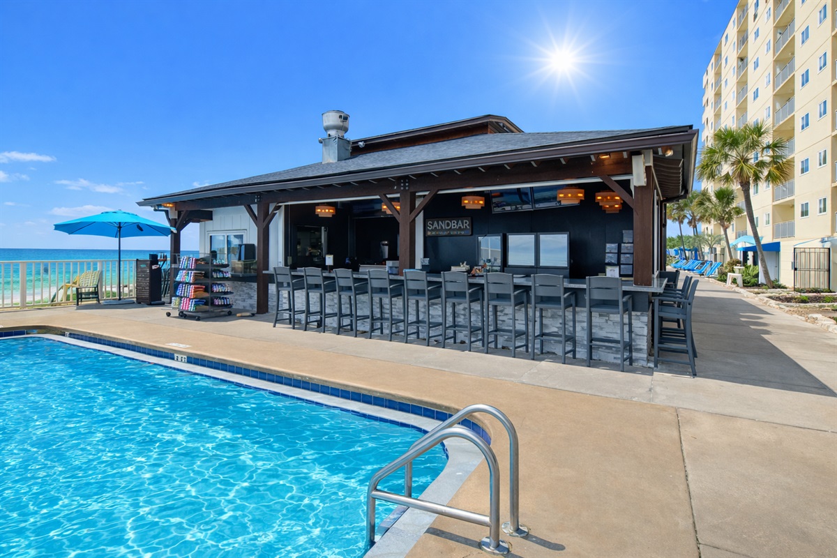 Private resort bar and snacks!