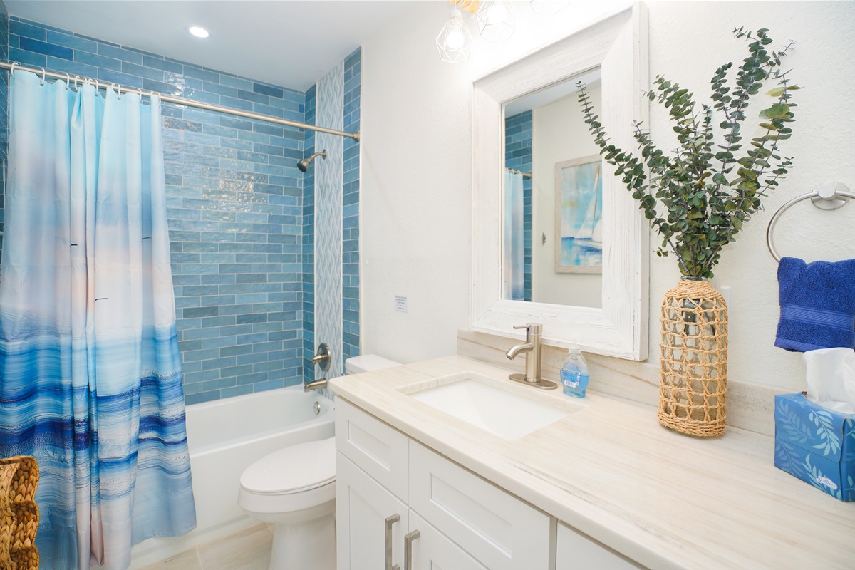 Bathroom 2 is fully renovated in 2025.