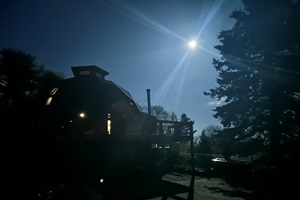 Sunset pictures from the property