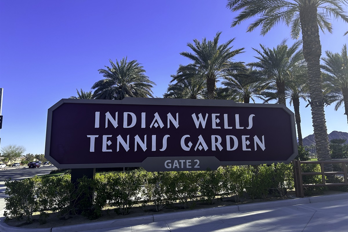 Close to Indian Wells Tennish Garden