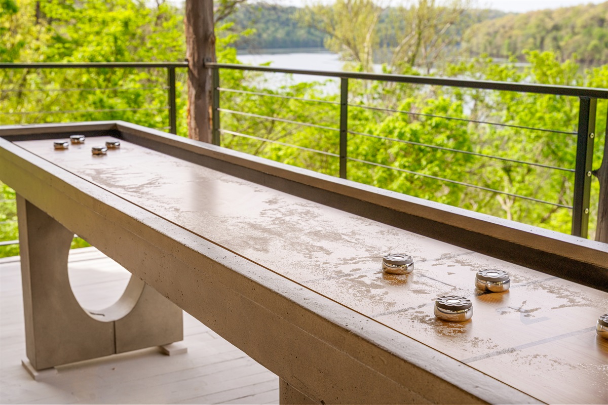 Shuffleboard with a view? Yes, please.