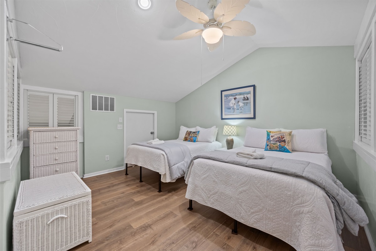 Spacious loft with two comfortable double beds&mdash;perfect for kids or extra guests