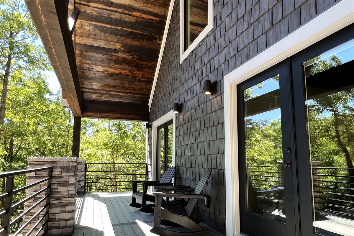 Rear porch