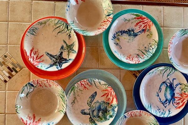 sea life dishes for more fun