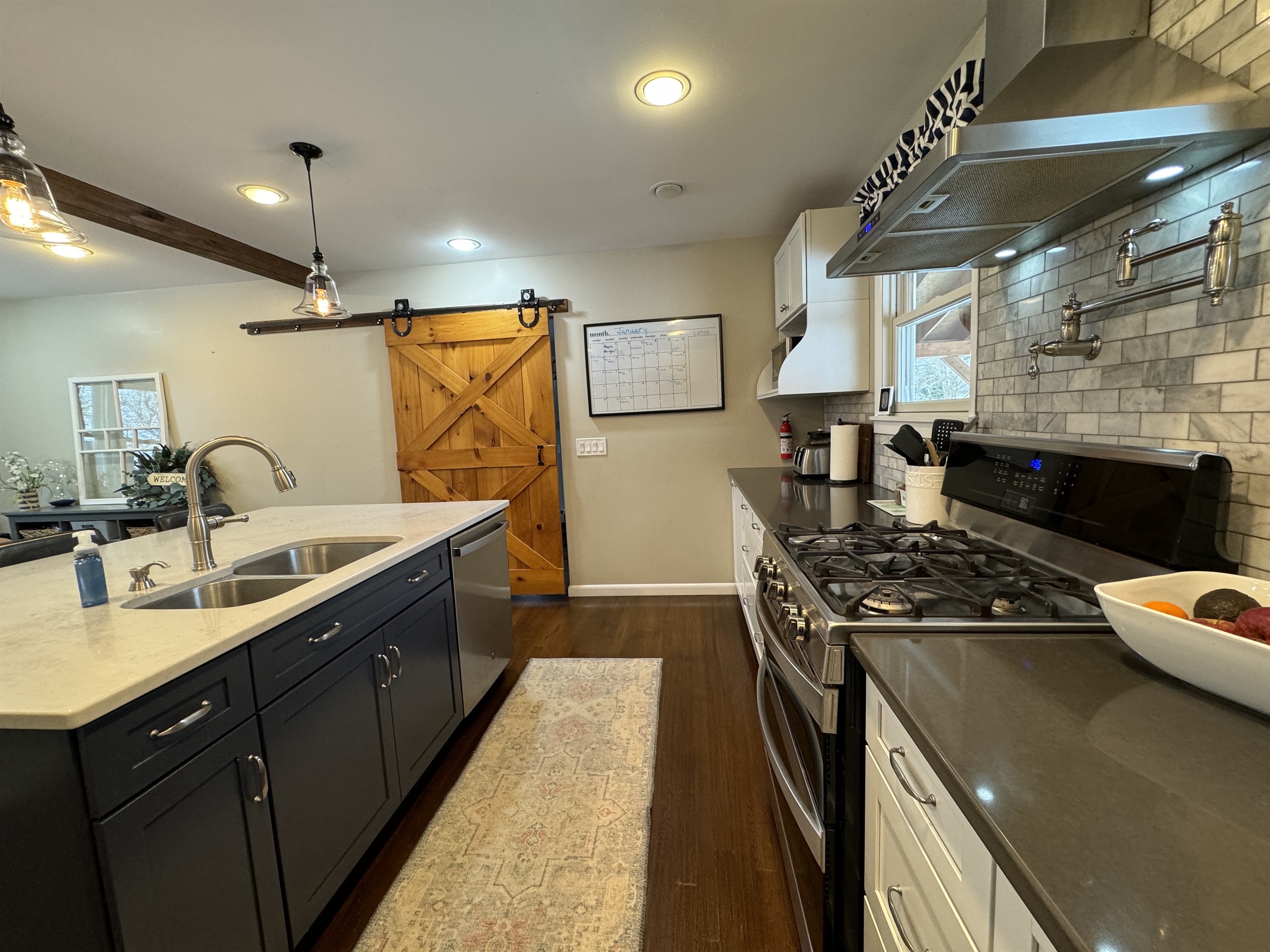 Renovated stylish kitchen